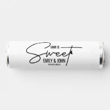 Elegante Liebe ist süßes Kalligraphie Herz