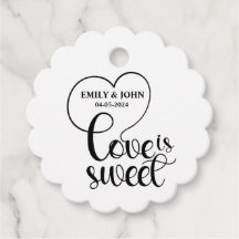 Elegante Liebe ist süßes Kalligraphie Herz