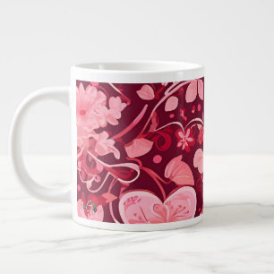 Elegante Liebe Jumbo-Tasse