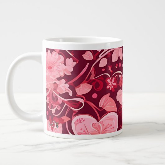 Elegante Liebe | Jumbo-Tasse (Links)