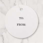 Elegante Liebe Locarno Geschenkanhänger (Rückseite)