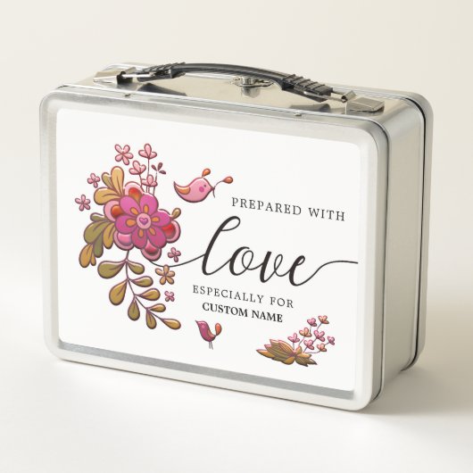 Elegante Liebe Lunch Box (Rückseite)