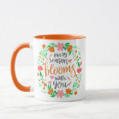 ELEGANTE LIEBE QUOTE FLORALL GESTALTET TASSE (Links)