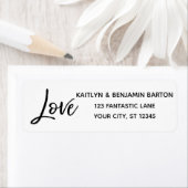 Elegante "Liebe" Typografie in der modernen Handsc (Insitu)