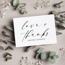 Elegante Liebe und Dankeschön-Skript-QR-Code für H