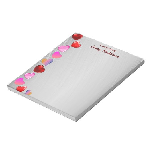 ELEGANTE LIEBE WASSERFARBE NOTIZBLOCK (Rotiert)