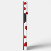 Elegante Liebhaber Rotes Herzmuster auf klassisch  Case-Mate iPhone Hülle (Rückseite / Rechts)