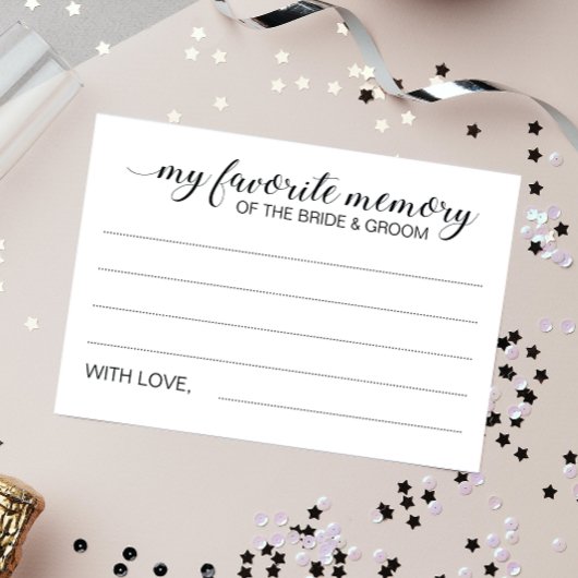 Elegante Lieblings-Gedächtnisbräuner-Hochzeitskart Tischnummer