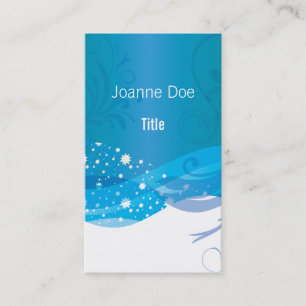 Elegante Light Blue Personal Business Card Visitenkarte