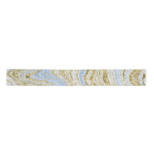 Elegante Light Blue Sparkle Wirbel Glitzer Sequins Satinband (Vorderseite)