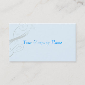 Elegante Light Blue Visitenkarte