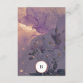 Elegante Light Boho Floral Arch Rose Begleitkarte (Rückseite)