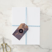 Elegante Light Boho Lila Rose Geschenkanhänger (Mit Garn)