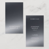 Elegante Light Shadow Artistic Schlicht Beruflich Visitenkarte (Vorne/Hinten)