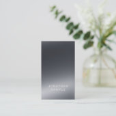 Elegante Light Shadow Artistic Schlicht Beruflich Visitenkarte (Stehend Vorderseite)