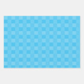 Elegante Light Sky Blue Pink Aquamarin Pastel Mini Geschenkpapier Set (Vorderseite)