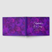 Elegante Lila 30 & Kokette Geburtstagsparty Gästebuch (Voll)