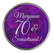 Elegante Lila 70 & sensationelle Geburtstagsparty
