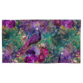 Elegante Lila Aquamarine Pfauenflora Kissenbezug (Vorderseite)