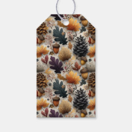 Elegante Lila Aquamarine Pinecones Geschenkanhänger