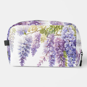 Elegante, lila Aquarellbahn Waschbeutel