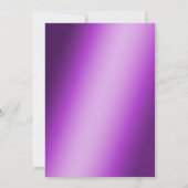 Elegante Lila Baubles & Perlen Weihnachten Einladung (Rückseite)