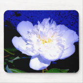 Elegante, lila bläuliche Blume Mousepad (Vorne)
