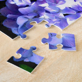 Elegante lila Blume Blumenhydrangeas Puzzle (Seite)