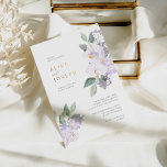 Elegante Lila Blume Grüne Hochzeit Folieneinladung<br><div class="desc">Diese elegante Kollektion besticht durch delikate lila Orchideen und farbenfrohe Blätter sowie einen klassischen kalligraphischen Schriftart. 
Klicken Sie zum Ändern der Details auf "Details". Alle Elemente einstellbar. Sehen Sie sich den Sammellink auf dieser Seite an,  um alle passenden Elemente in diesem schönen Design zu sehen.</div>