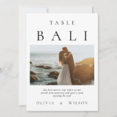 Elegante Lila Blumen Hochzeit Foto Tischnummer (Vorderseite)