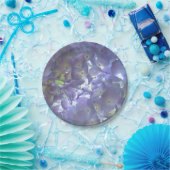Elegante, lila Blumen Lavender Hydrangeas Pappteller (Party)