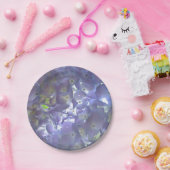 Elegante, lila Blumen Lavender Hydrangeas Pappteller (Party)