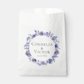 Elegante Lila Blumenzeremonie Geschenktütchen (Vorderseite)