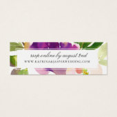 Elegante Lila Blumenzwiebelwebsite UAWG (Vorderseite)