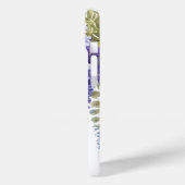 Elegante lila Blütenweide Case-Mate iPhone Hülle (Rückseite / Links)