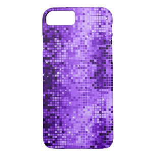 Elegante Lila Disco Ball Glitzer & Glitzern Case-Mate iPhone Hülle