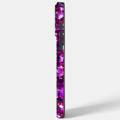 Elegante lila Edelsteine-Diamanten Case-Mate iPhone Hülle (Rückseite / Links)