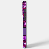 Elegante lila Edelsteine-Diamanten Case-Mate iPhone Hülle (Rückseite / Links)