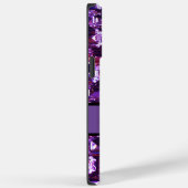 Elegante lila Edelsteine-Diamanten Case-Mate iPhone Hülle (Rückseite / Rechts)