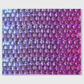 Elegante lila Edelsteine-Diamanten Geschenkpapier (Flach)