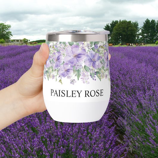 Elegante lila Floral-Brautparty