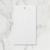 Elegante Lila Foil-Geschenk-Tag Geschenkanhänger (Vorderseite)