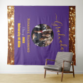 Elegante Lila Foto-gestufte Signatur Wandteppich (Beispiel (Horizontal))