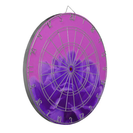 Elegante Lila Himbeere Dartscheibe (Vorderseite Links)