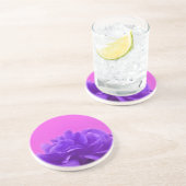 Elegante Lila Himbeere Getränkeuntersetzer (Seite)