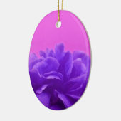 Elegante Lila Himbeere Keramikornament (Links)
