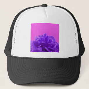 Elegante Lila Himbeere Truckerkappe