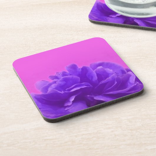 Elegante Lila Himbeere Untersetzer (Linke Seite)