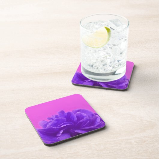 Elegante Lila Himbeere Untersetzer (Rechte Seite)