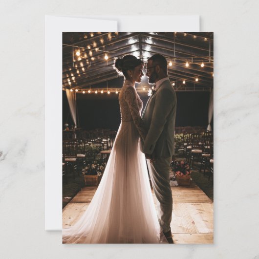 Elegante Lila Hochzeit der Wasserfarben Einladung (Rückseite)